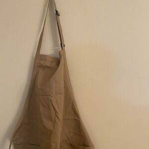 Tan Apron with Adjustable Strap